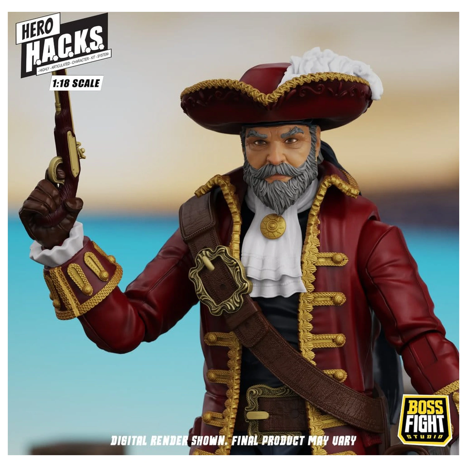 Hero H.A.C.K.S. Core akčná figúrka 1/18 Heroes and Villains Wave 1 John Bradford: Captain of the Temporal Voyager produktová fotografia