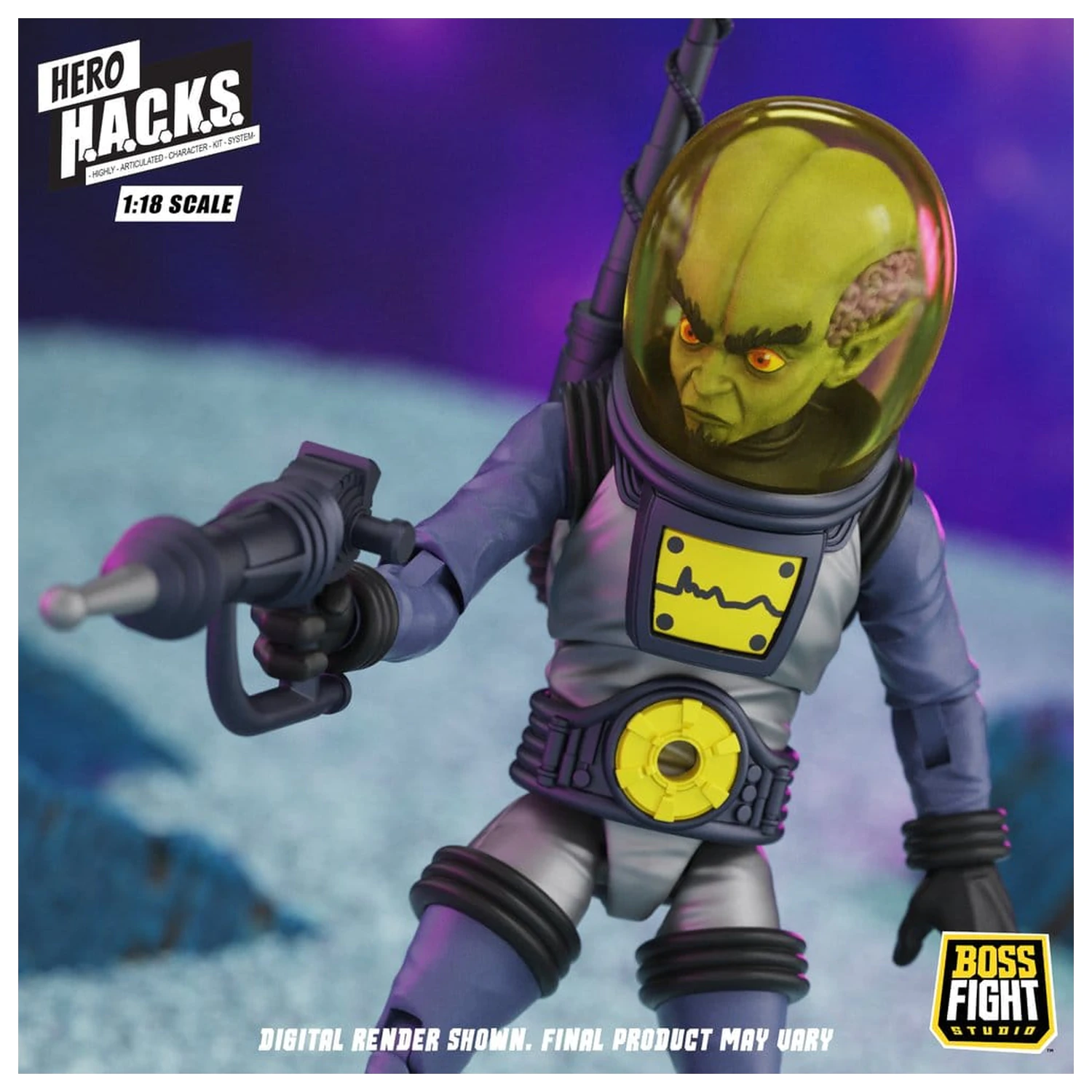 Hero H.A.C.K.S. Core akčná figúrka 1/18 Heroes and Villains Wave 1 Zarko Resources Inc.: Galactic Prospectors produktová fotografia