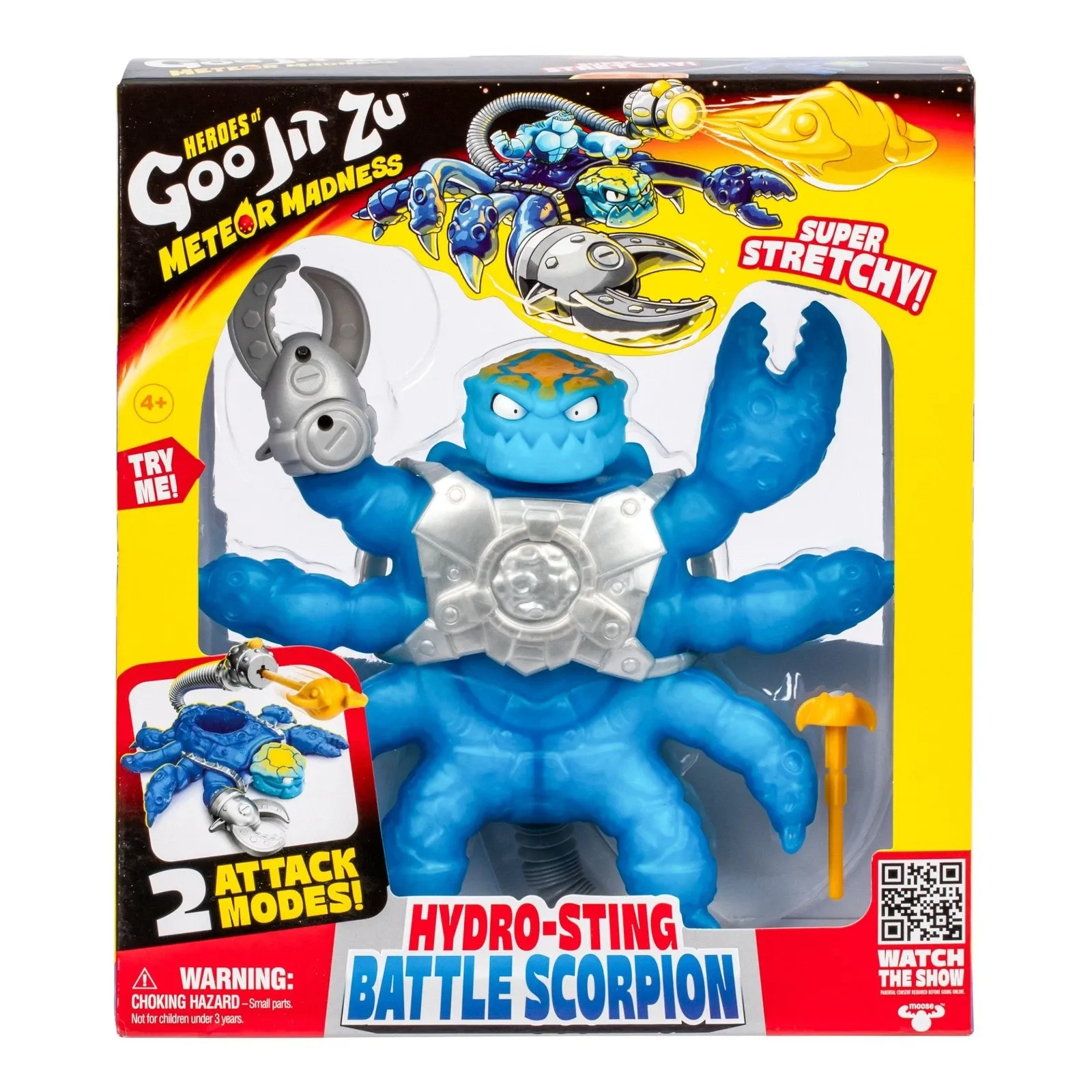 Heroes of Goo Jit Zu Meteor Madness Natiahnuteľná figúrka Battle Scorpion Hydro Sting 22 cm produktová fotografia