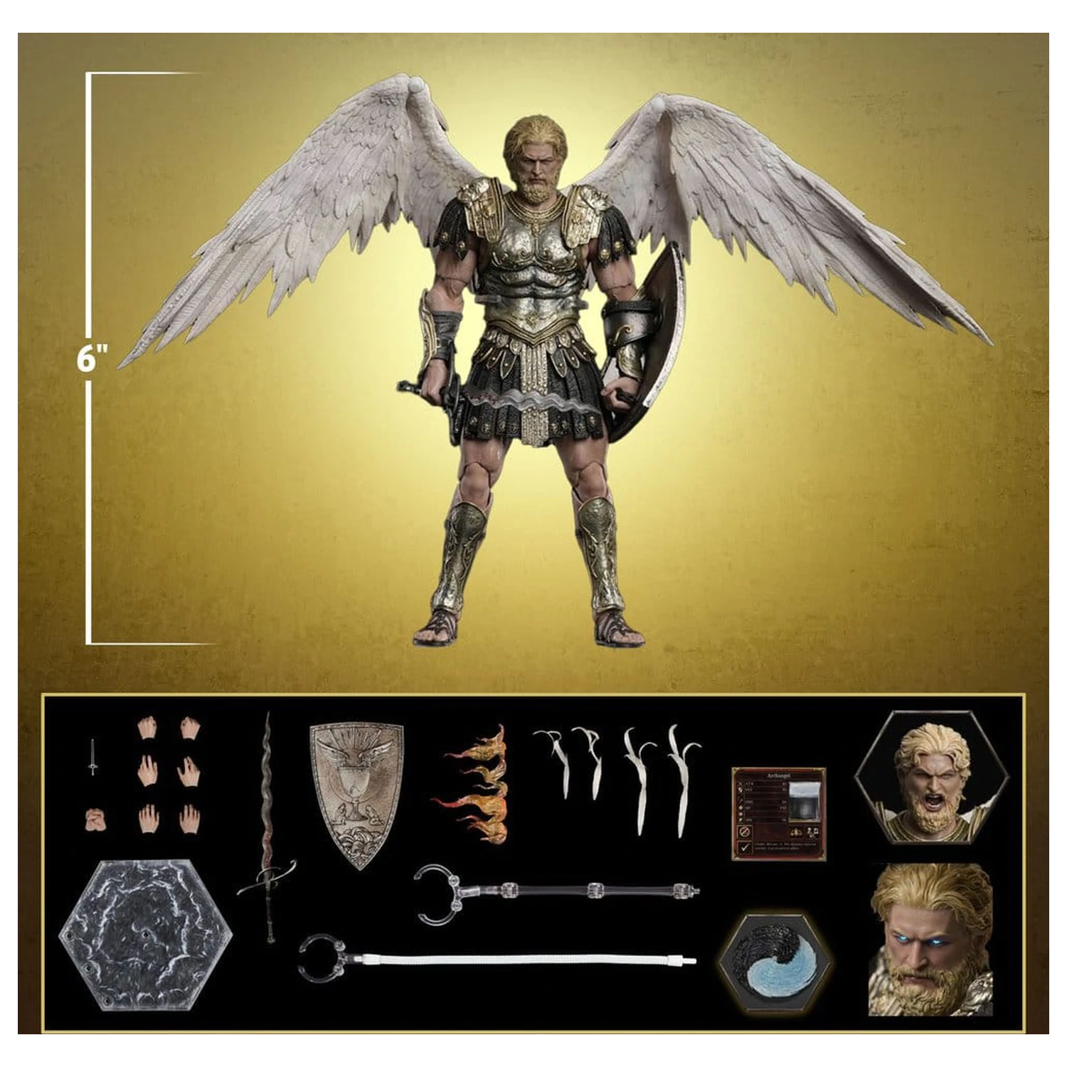 Heroes of Might and Magic III akčná figúrka 1/12 Archangel (Deluxe Version) 15 cm produktová fotografia