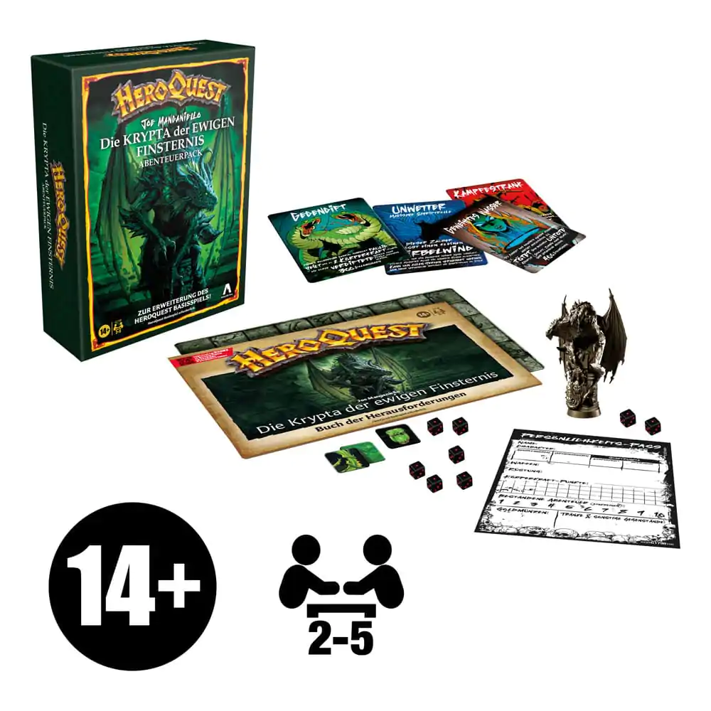HeroQuest stolová hra Expansion Die Krypta der ewigen Finsternis Quest Pack *German Version* produktová fotografia