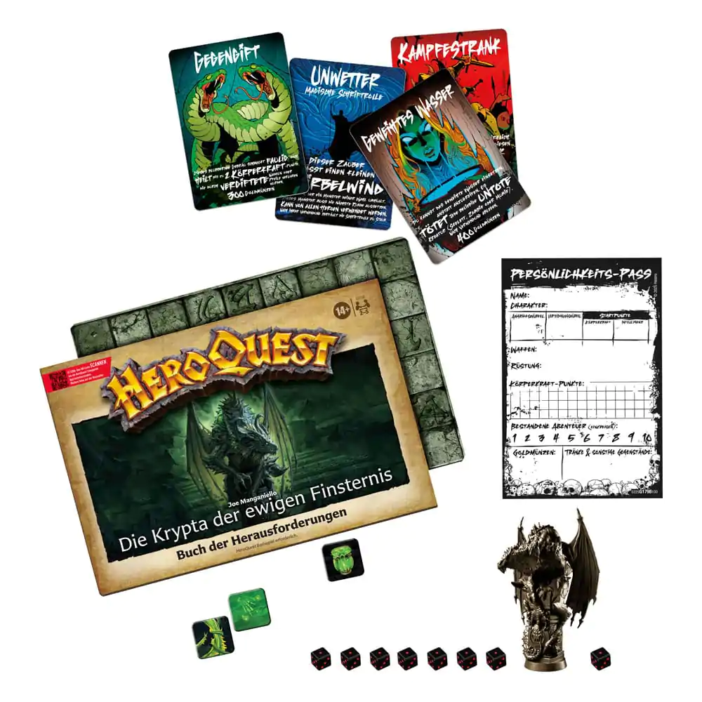 HeroQuest stolová hra Expansion Die Krypta der ewigen Finsternis Quest Pack *German Version* produktová fotografia