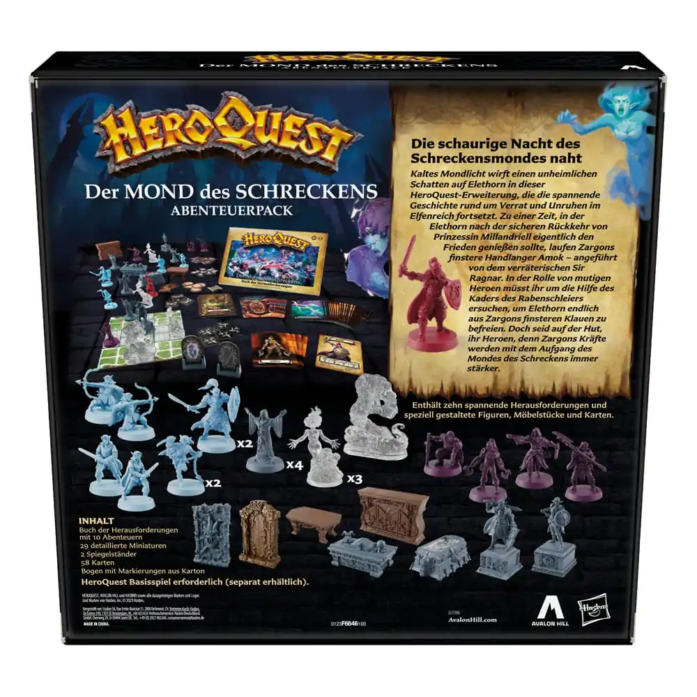 HeroQuest stolná hra rozšírenie Der Mond des Schreckens Quest balenie *nemeckej verzie* termékfotó