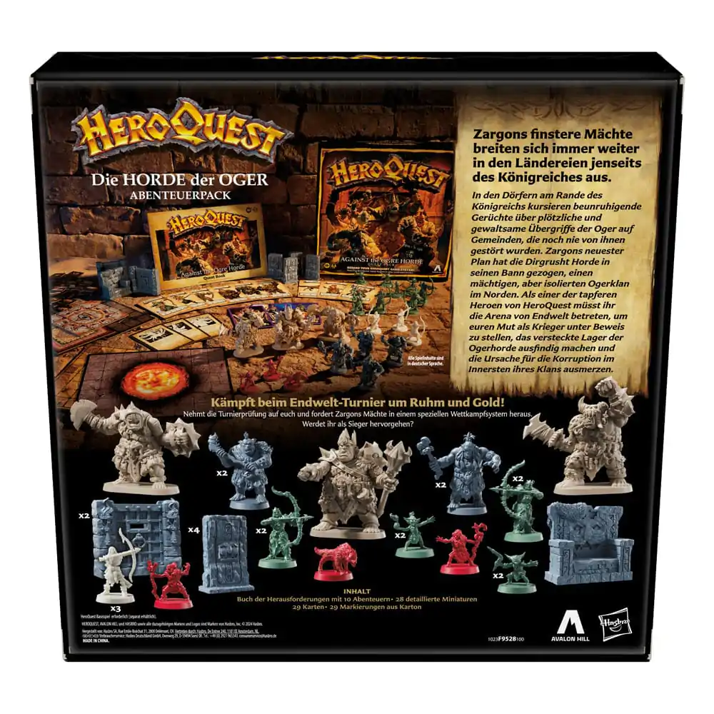Rozšírenie stolovej hry HeroQuest Die Horde der Oger Quest Pack *German Version* produktová fotografia