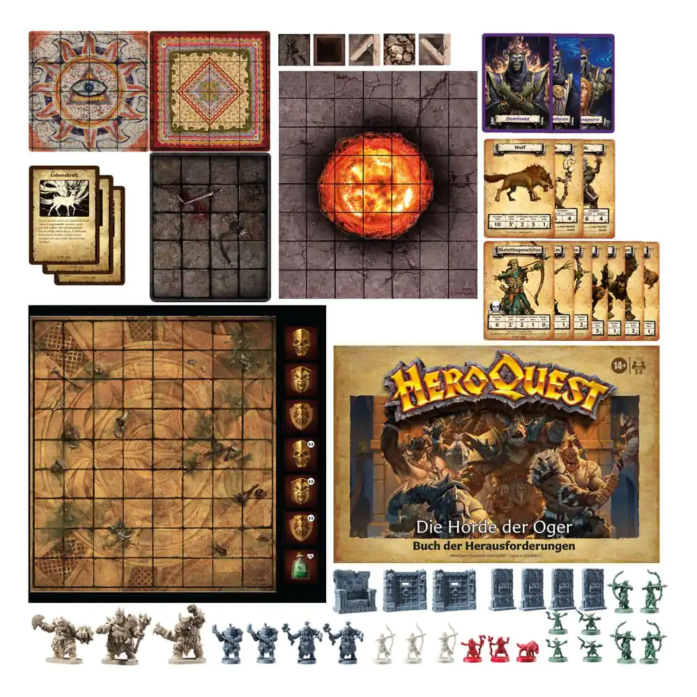 Rozšírenie stolovej hry HeroQuest Die Horde der Oger Quest Pack *German Version* produktová fotografia