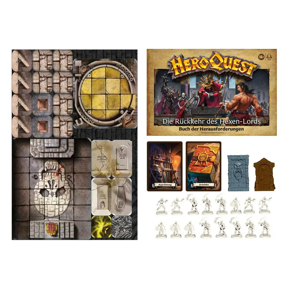 Rozšírenie stolovej hry HeroQuest HeroQuest Die Rückkehr des Hexen-Lords Quest Pack german produktová fotografia