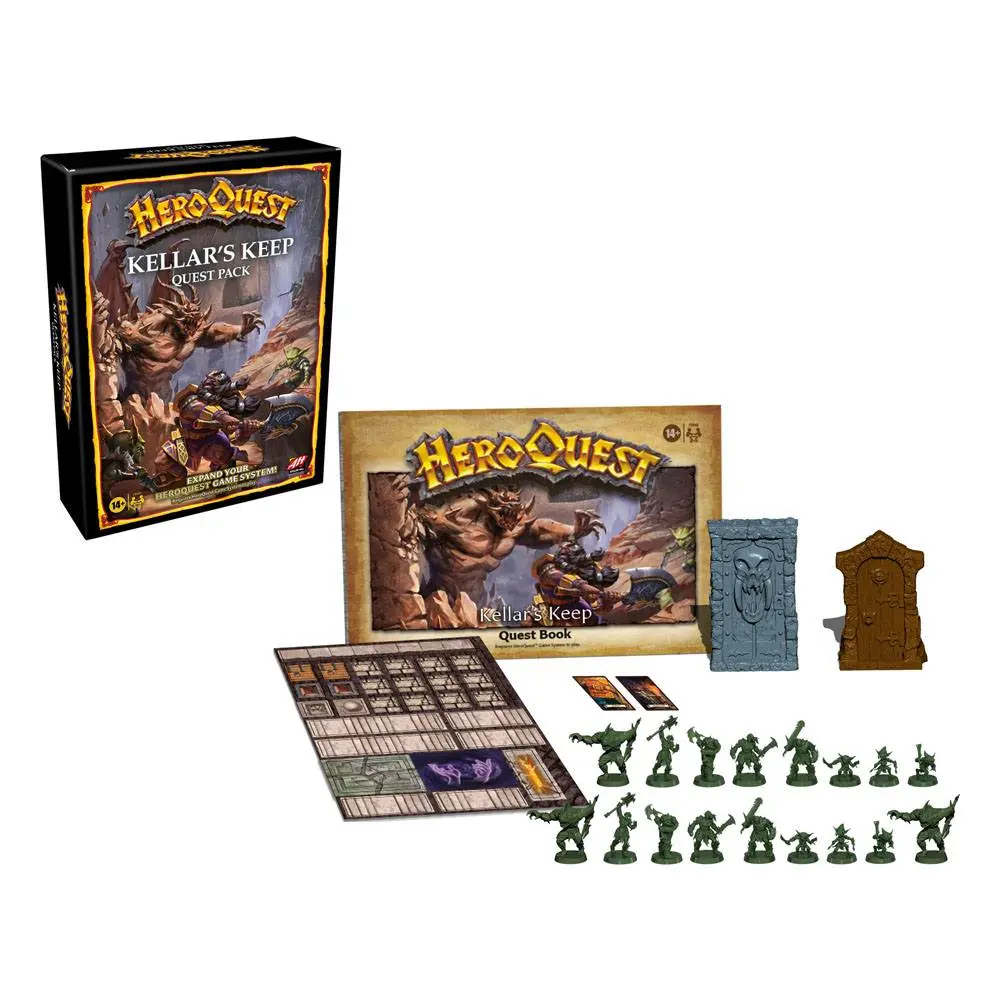 HeroQuest Board Game Expansion Kellar's Keep Quest Pack english produktová fotografia