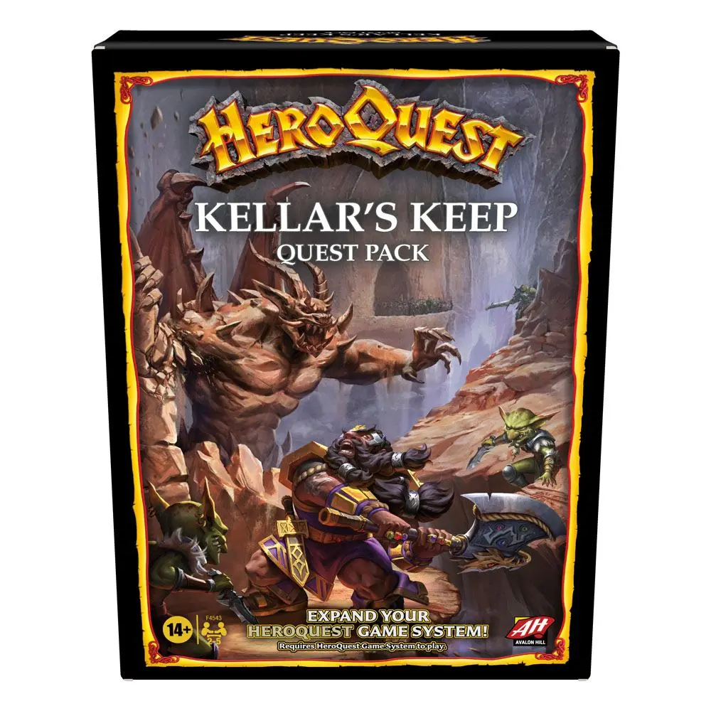 HeroQuest Board Game Expansion Kellar's Keep Quest Pack english produktová fotografia
