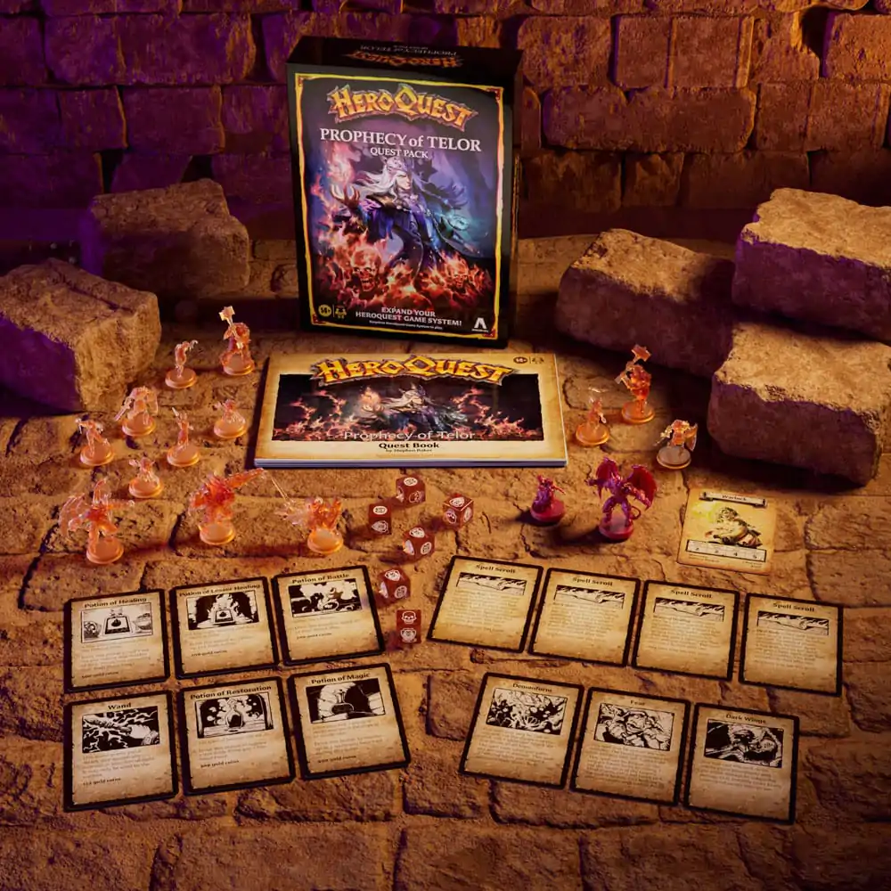 HeroQuest Board Game Expansion Prophecy of Telor Quest Pack *English Version* produktová fotografia