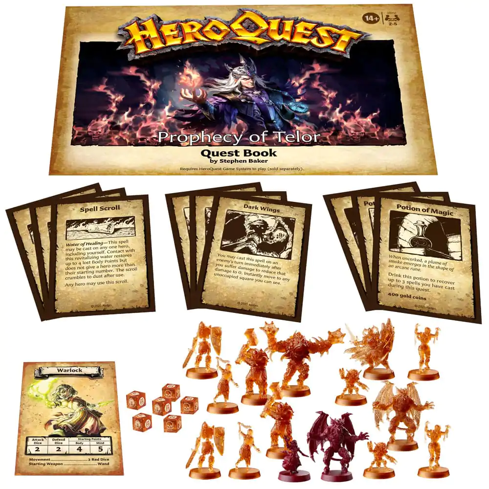 HeroQuest Board Game Expansion Prophecy of Telor Quest Pack *English Version* produktová fotografia