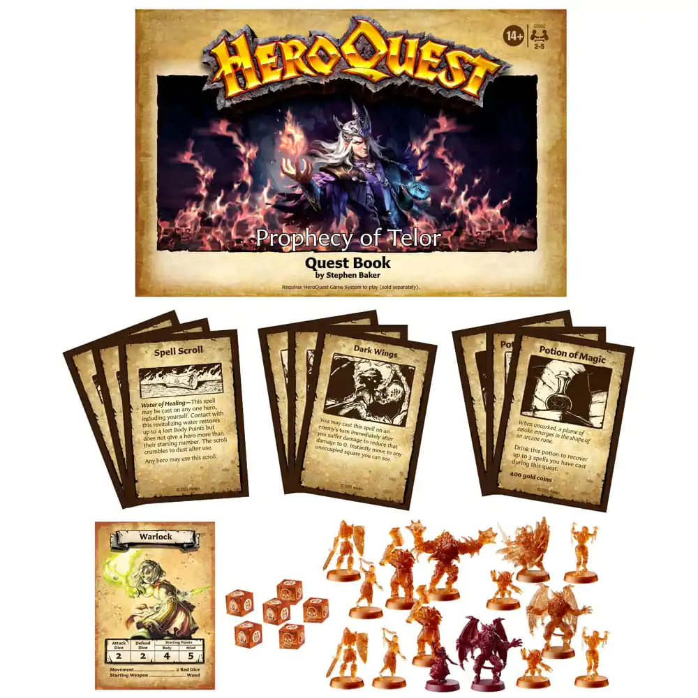 HeroQuest Board Game Expansion Prophecy of Telor Quest Pack *English Version* produktová fotografia