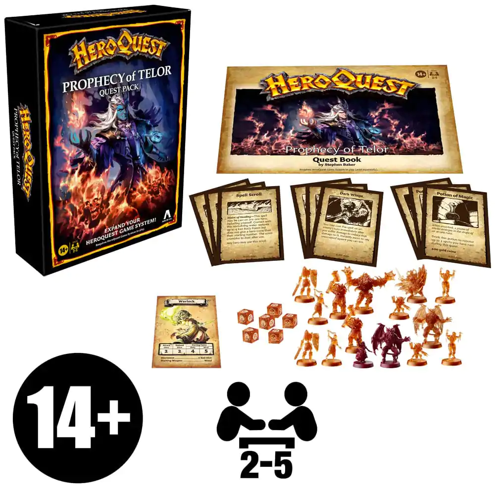 HeroQuest Board Game Expansion Prophecy of Telor Quest Pack *English Version* produktová fotografia