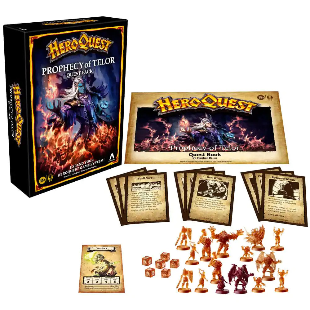 HeroQuest Board Game Expansion Prophecy of Telor Quest Pack *English Version* produktová fotografia