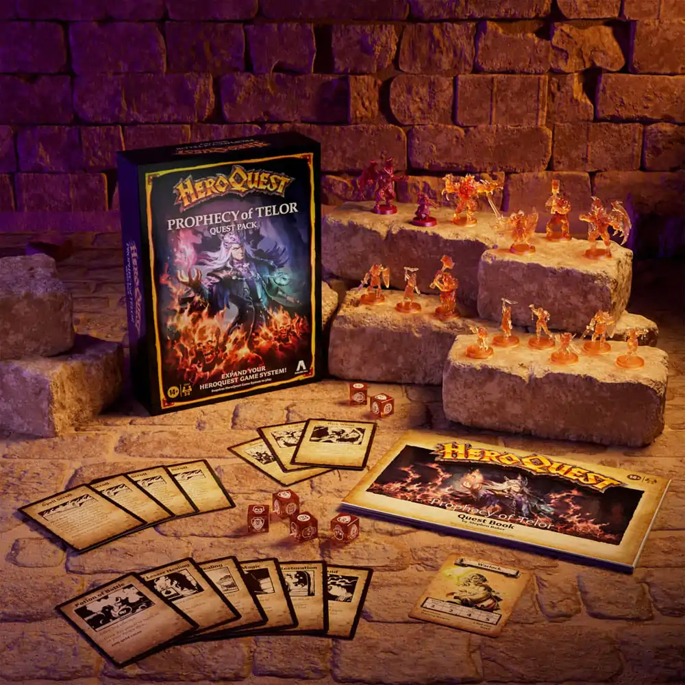 HeroQuest Board Game Expansion Prophecy of Telor Quest Pack *English Version* produktová fotografia