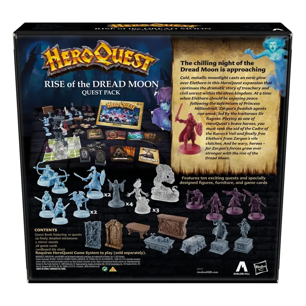 HeroQuest Rozširujúci balíček stolová hra Rise of the Dread Moon Quest Pack * anglická verzia * termékfotó