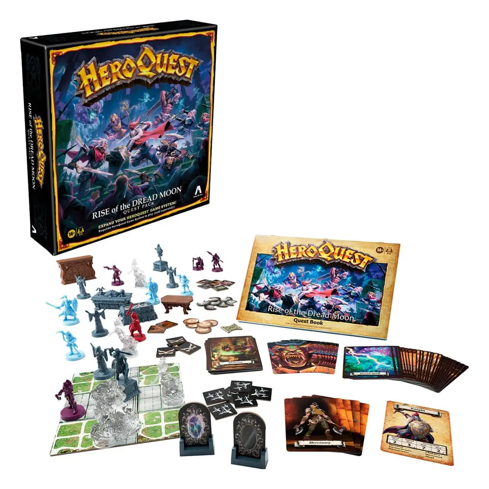 HeroQuest Rozširujúci balíček stolová hra Rise of the Dread Moon Quest Pack * anglická verzia * termékfotó