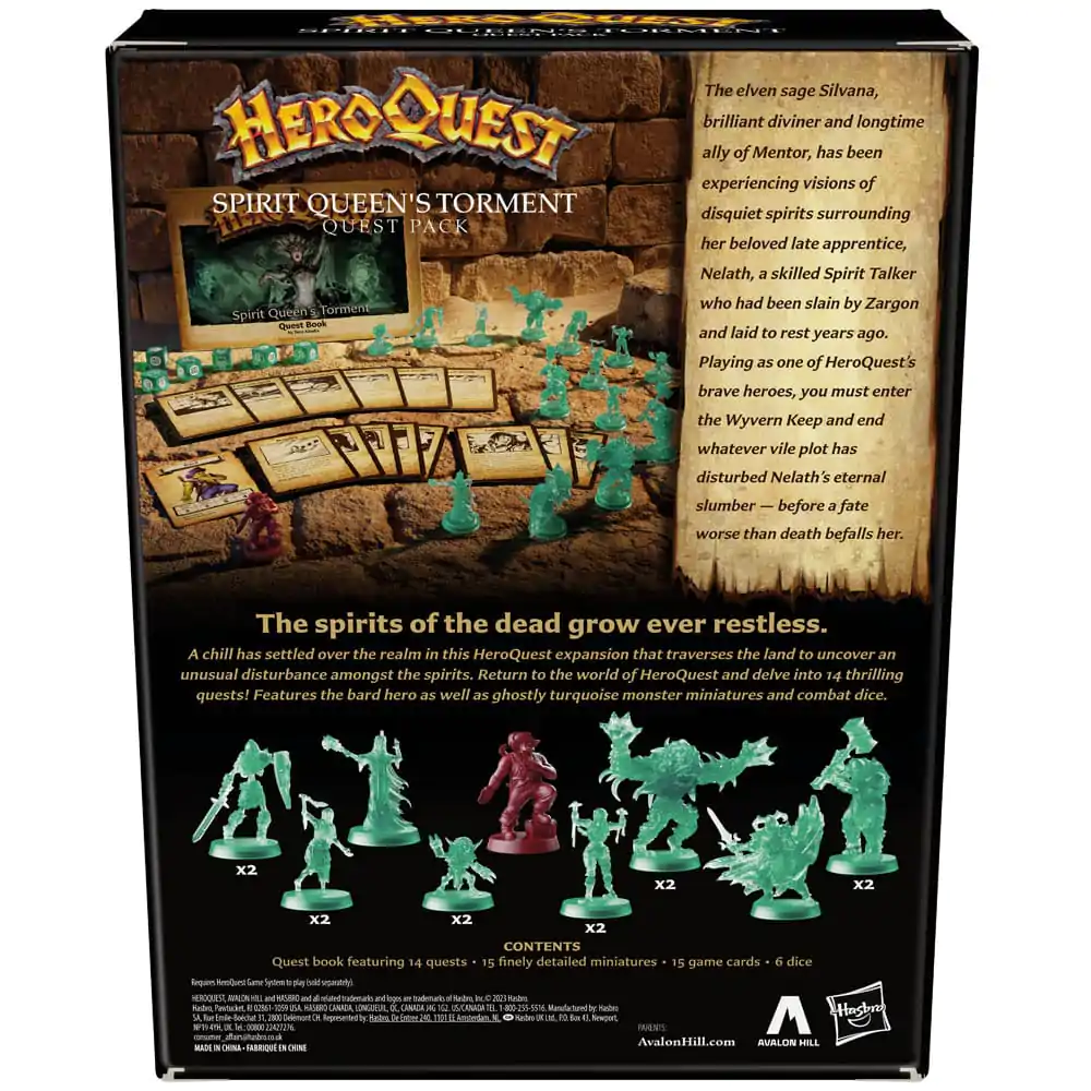 HeroQuest Board Game Expansion Spirit Queen&#039;s Torment Quest Pack *Anglická Verzia* produktová fotografia