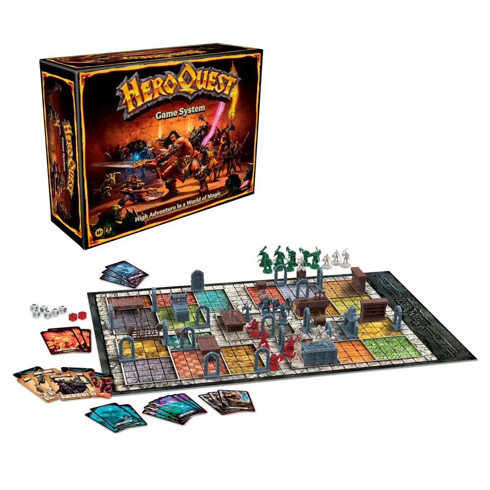 HeroQuest Board Game Game System anglicky produktová fotografia