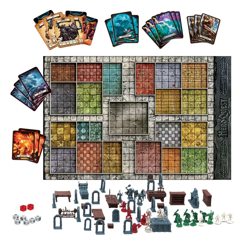 HeroQuest Dosková hra Basisspiel german produktová fotografia