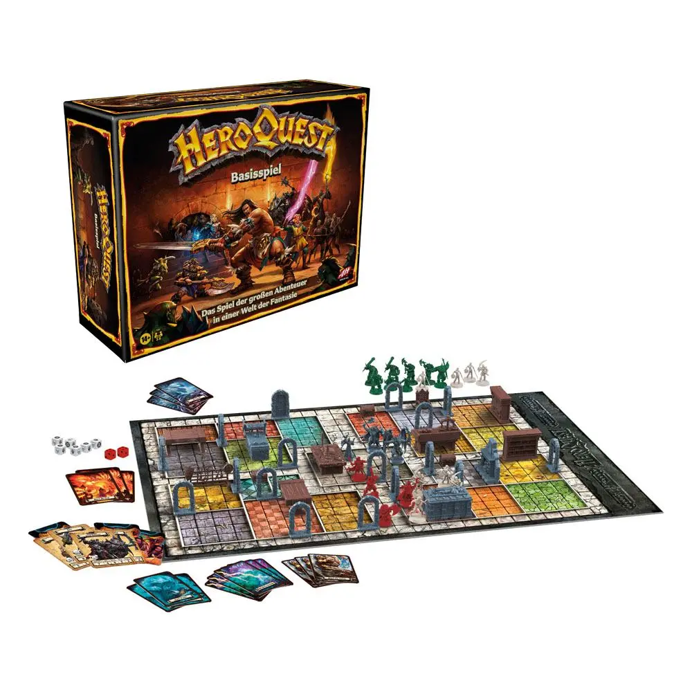 HeroQuest Dosková hra Basisspiel german produktová fotografia