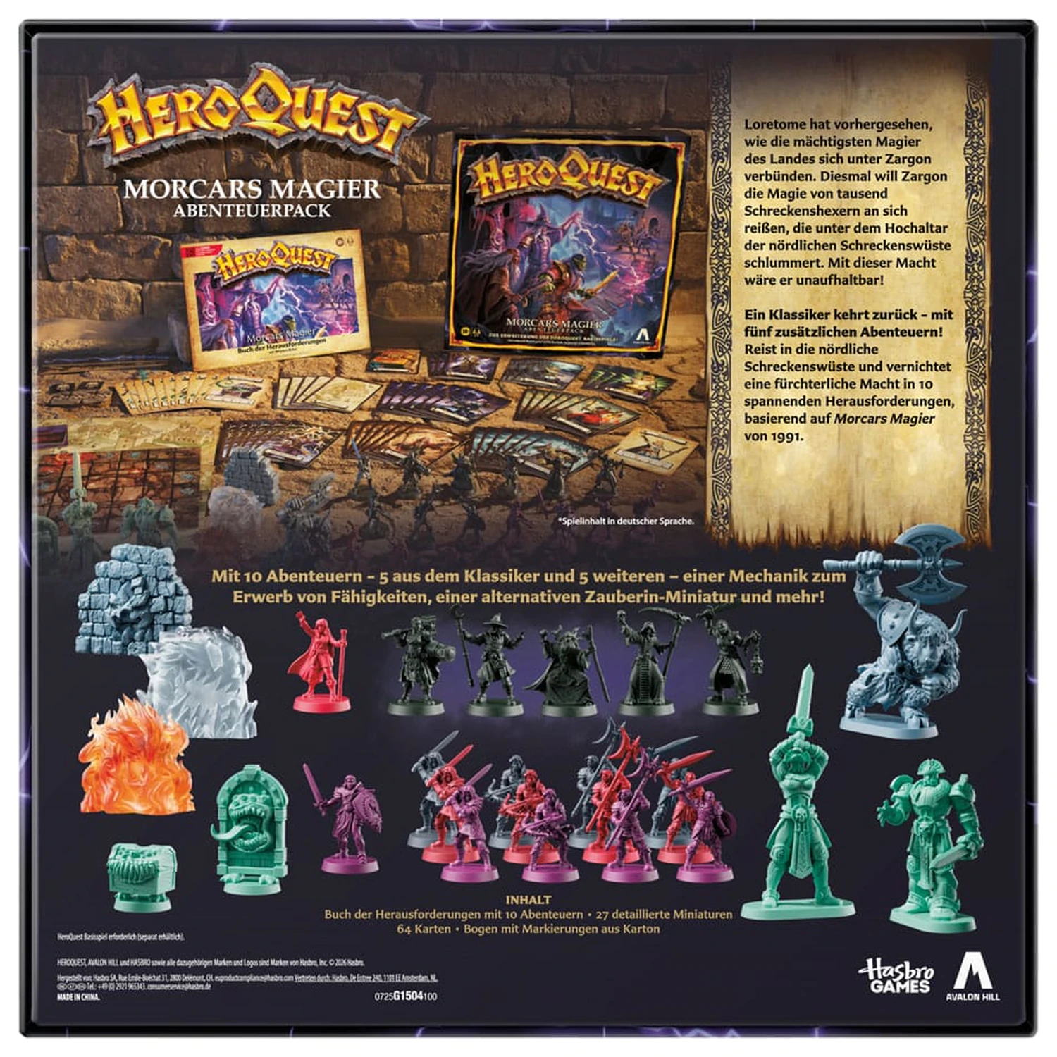 Rozšírenie stolovej hry HeroQuest Morcars Magier Quest Pack *Nemecká verzia* produktová fotografia