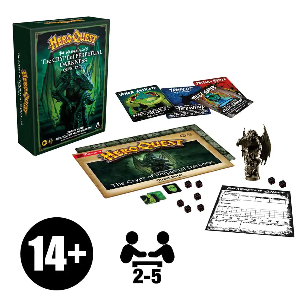 HeroQuest stolová hra Expansion The Crypt of Perpetual Darkness Quest Pack *English Version* produktová fotografia