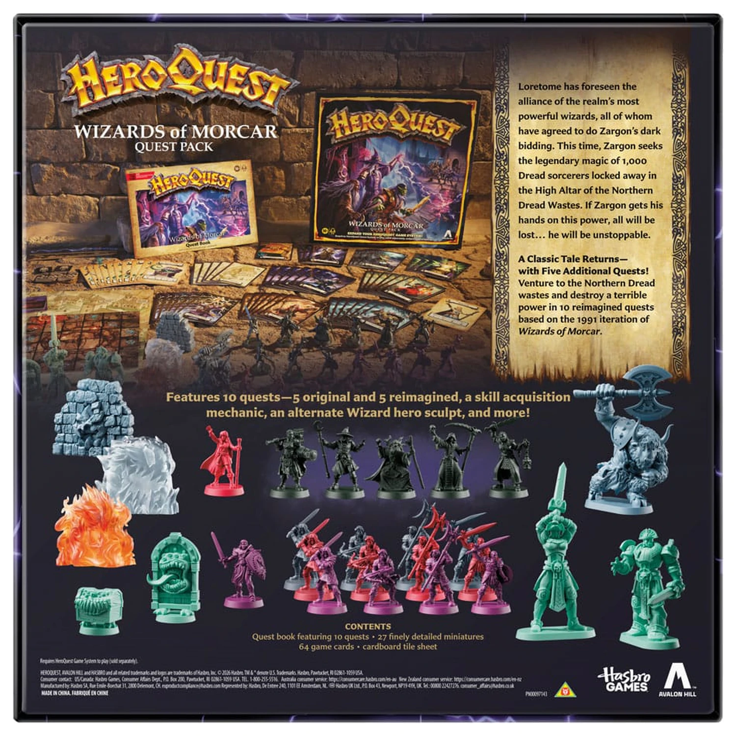 HeroQuest Stolová Hra Rozšírenie Wizards of Morcar Quest Pack *Anglická Verzia* produktová fotografia