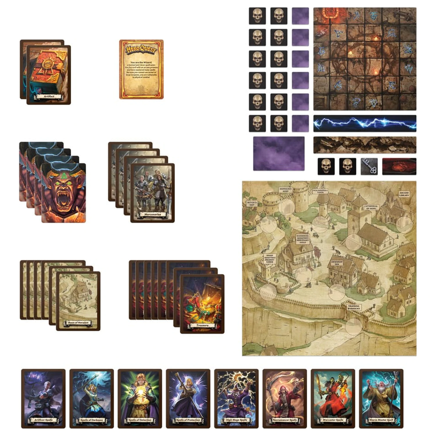 HeroQuest Stolová Hra Rozšírenie Wizards of Morcar Quest Pack *Anglická Verzia* produktová fotografia