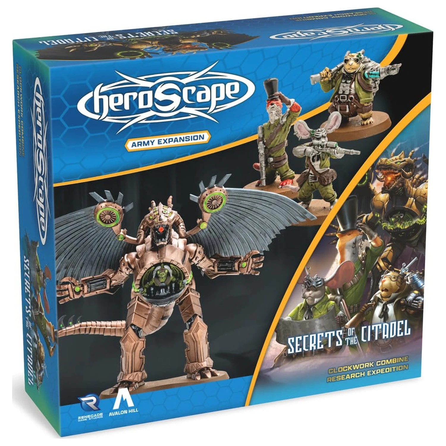 Heroscape Army Expansion Clockwork Combine Research Expedition Anglická verzia produktová fotografia
