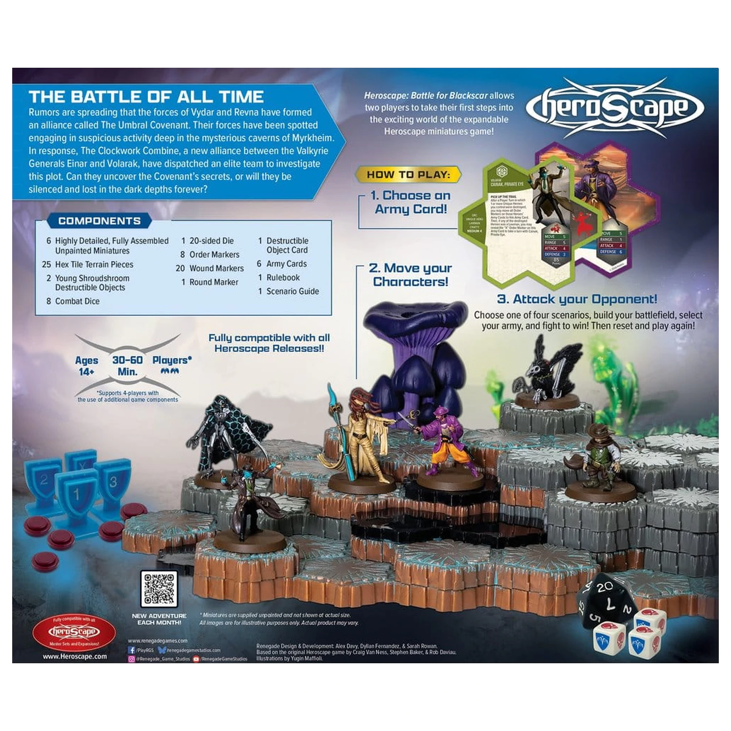 Dosková hra Heroscape Battle for Blackscar Battle Box *anglická verzia* produktová fotografia