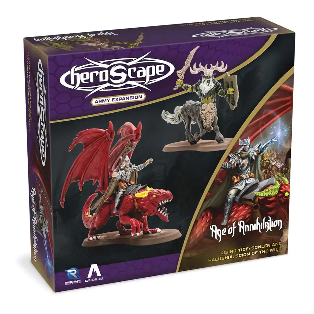 Heroscape rozšírenie Rising Tide - Sonlen & Halushia, Scion of the Wild Armáda *English Version* produktová fotografia