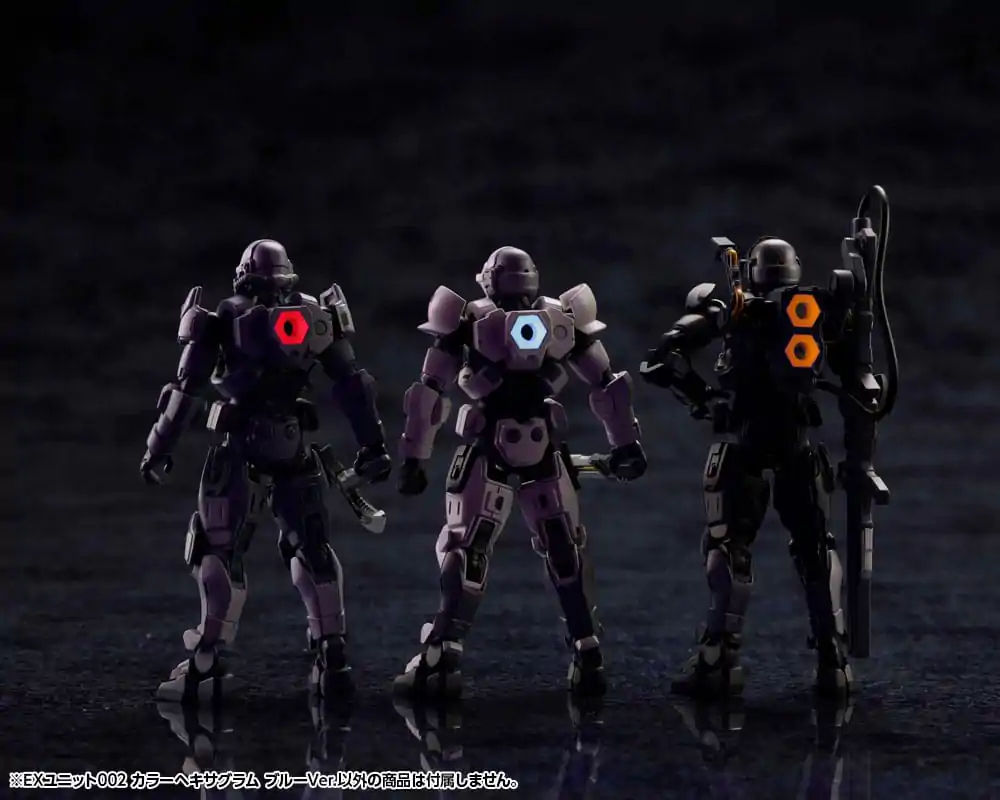 Hexa Gear stavebnica plastikového modelu Príslušenstvo 1/24 Ex Unit 002 Hexa G-R.A.M Blue Ver. produktová fotografia