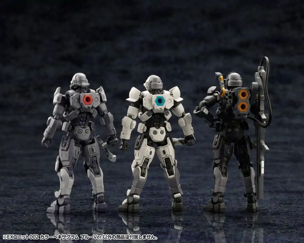 Hexa Gear stavebnica plastikového modelu Príslušenstvo 1/24 Ex Unit 002 Hexa G-R.A.M Blue Ver. produktová fotografia