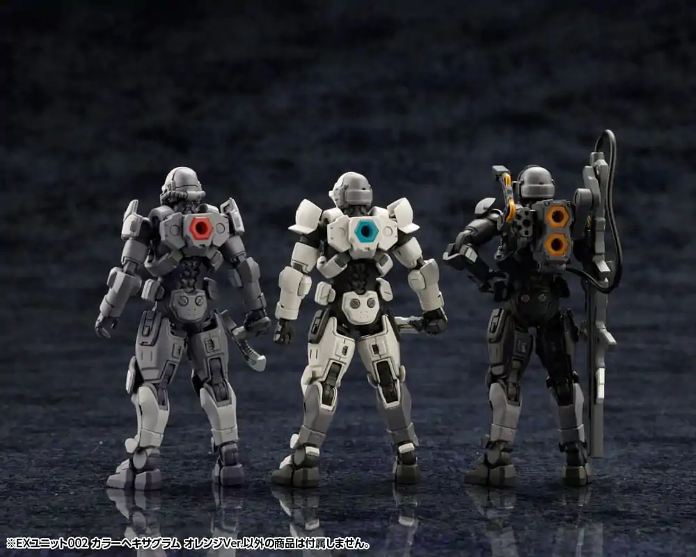 Hexa Gear stavebnica plastového modelu, sada príslušenstva 1/24 Ex Unit 002 Hexa G-R.A.M Orange Ver. produktová fotografia