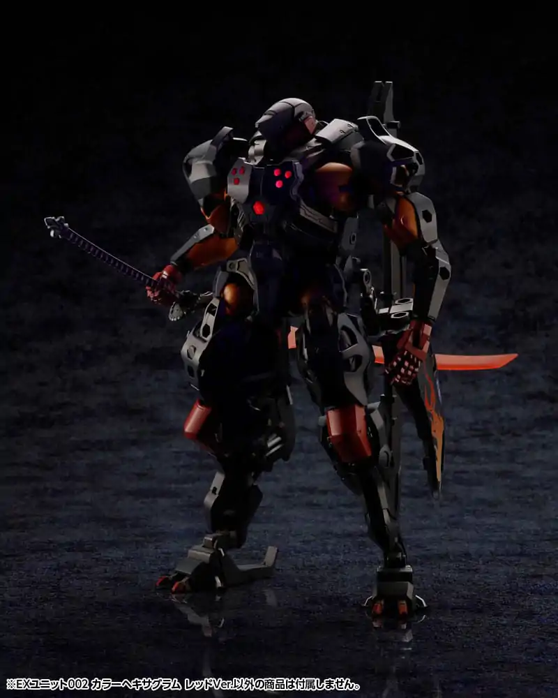 Hexa Gear plastová modelová stavebnica, sada príslušenstva 1/24 Ex Unit 002 Hexa G-R.A.M Red Ver. produktová fotografia