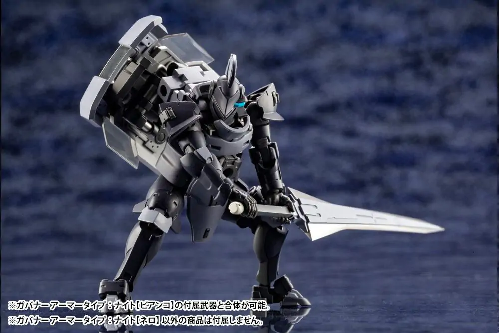 Hexa Gear Plastic Model Kit 1/24 Governor Armor Type Knight Nero 8 cm, plastová modelová stavebnica produktová fotografia