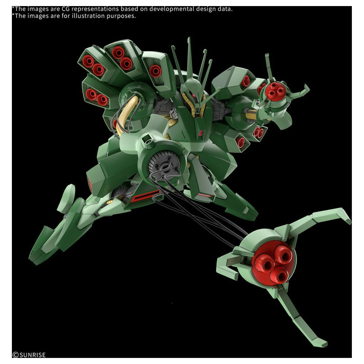 HG 1/144 Hamma-Hamma Mobile Suit Gundam ZZ High Grade Model Kit produktová fotografia