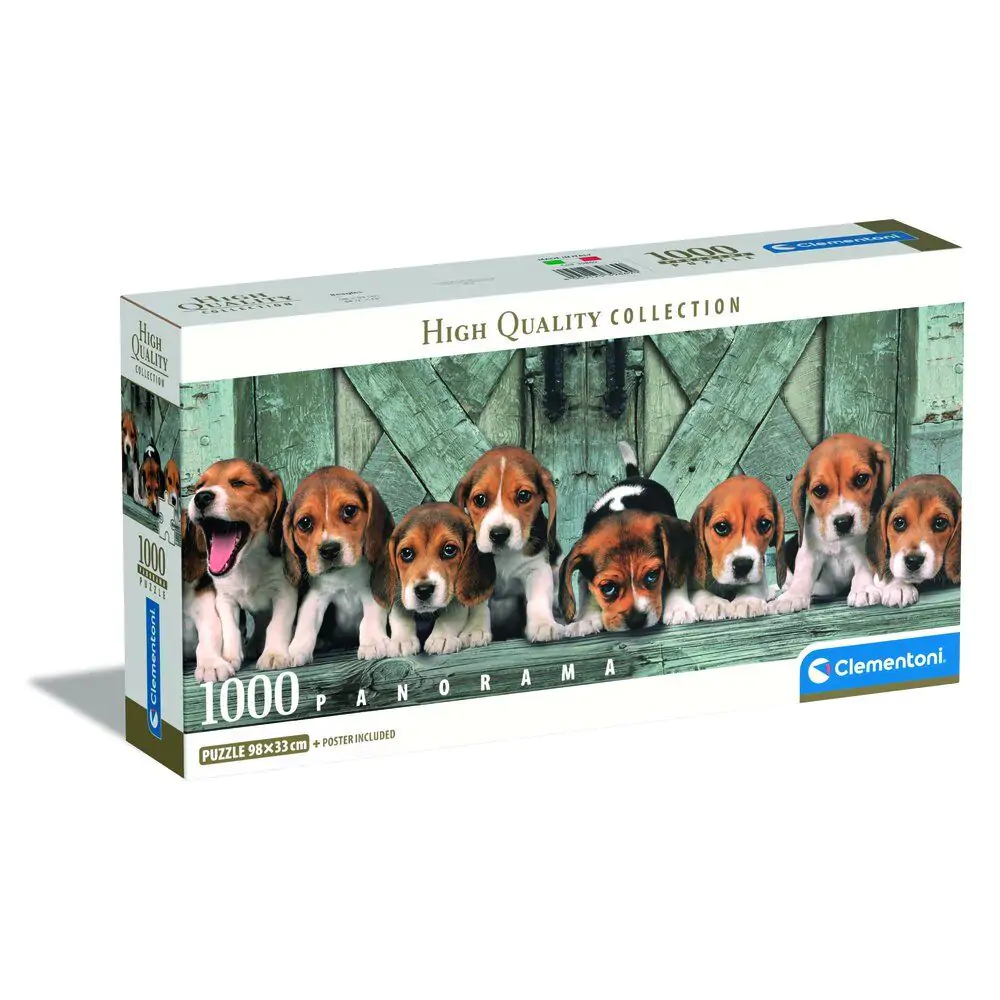 High Quality Beagles panoramatické puzzle 1000ks produktová fotografia