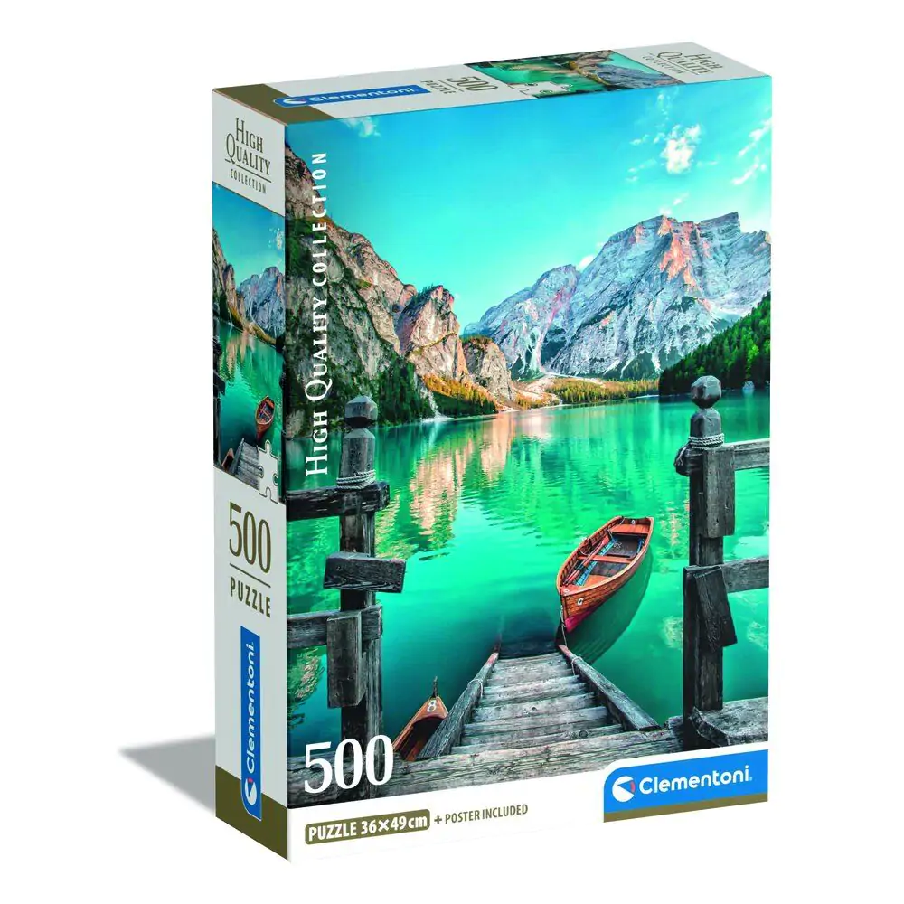 High Quality puzzle Braies Lake 500ks produktová fotografia