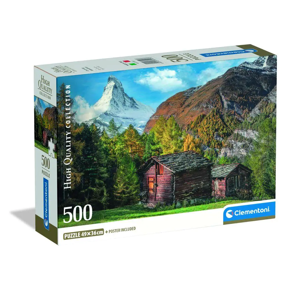 Vysoko kvalitné očarujúce Matterhorn puzzle 500ks produktová fotografia