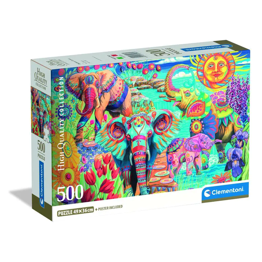 High Quality Elephants’ Carnival puzzle 500ks produktová fotografia