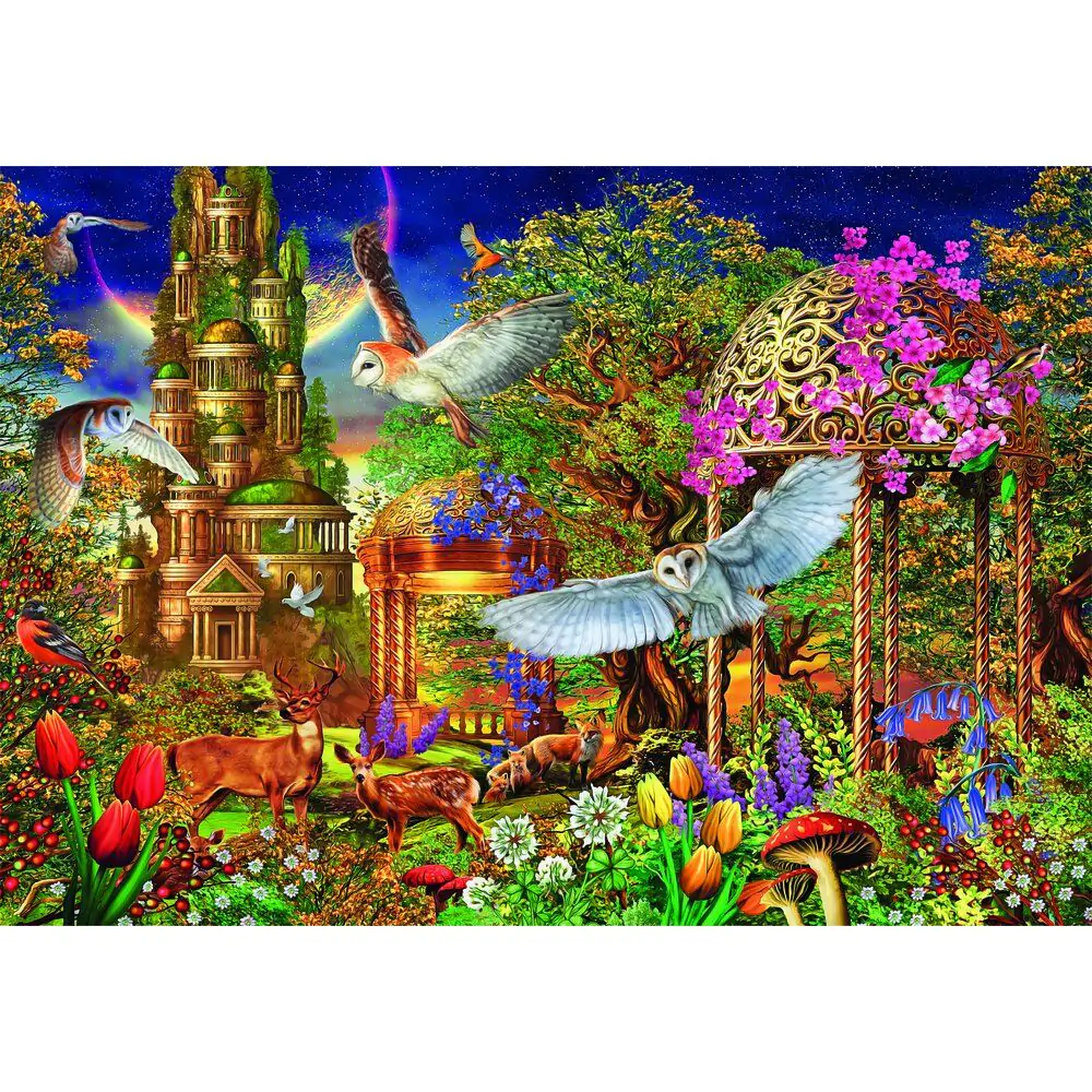 Vysoko kvalitné puzzle Woodland Fantasy Garden 1500ks produktová fotografia