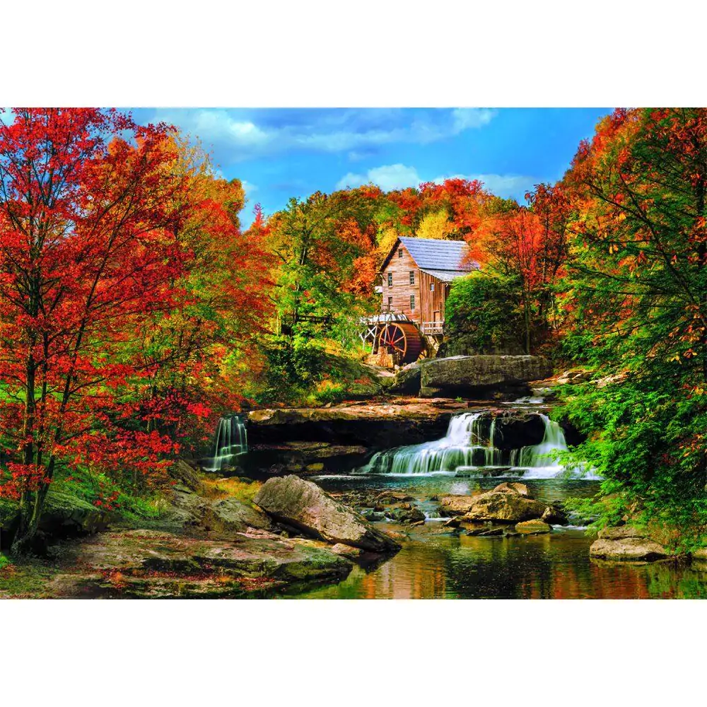 Vysokokvalitné puzzle Glade Creek Grist Mill 2000ks produktová fotografia