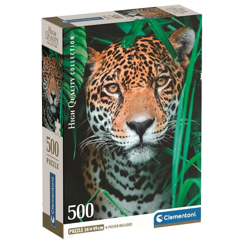 Vysokokvalitné puzzle Jaguar in the Jungle 500ks produktová fotografia