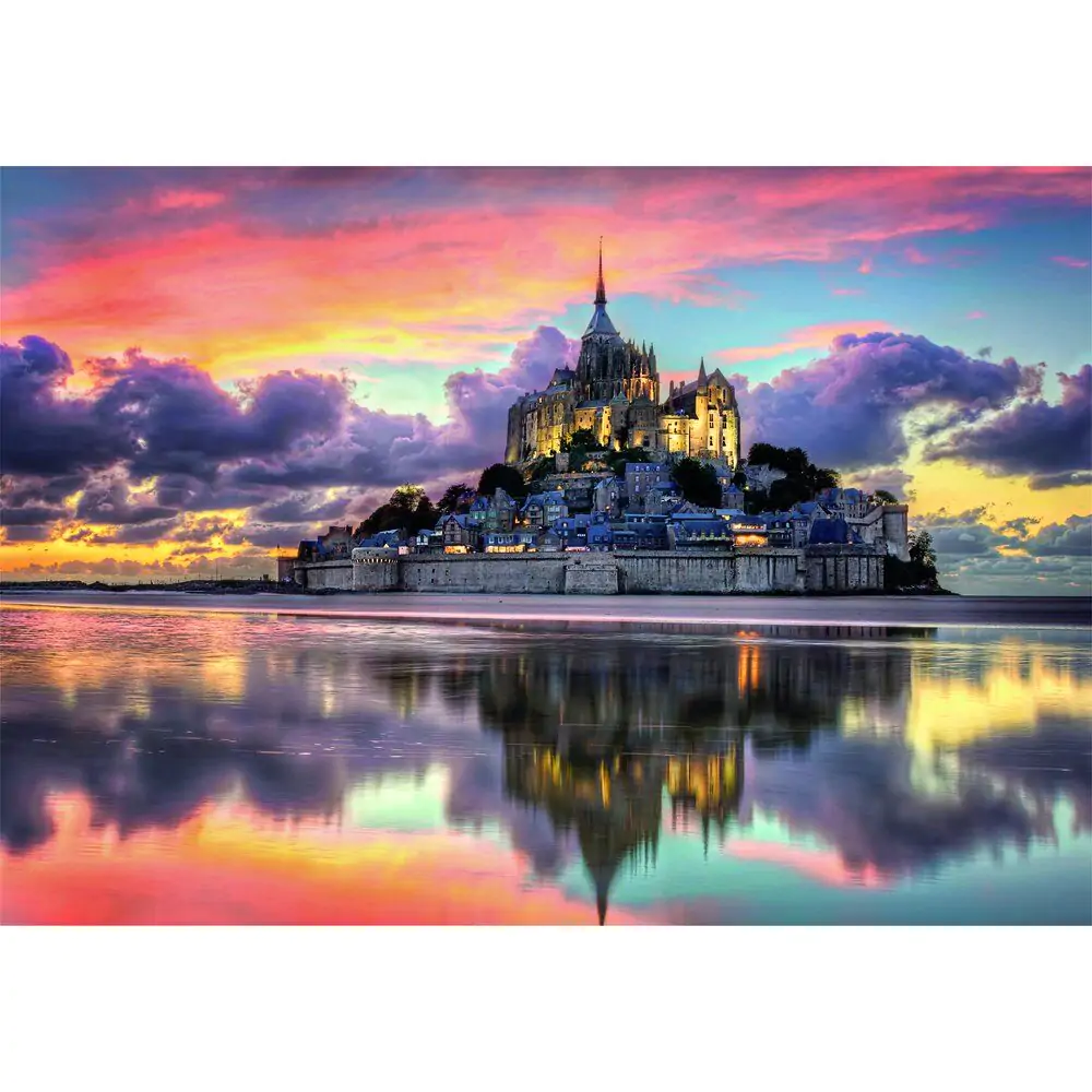 High Quality Le Magnifique Mont Saint-Michel puzzle 1000ks produktová fotografia