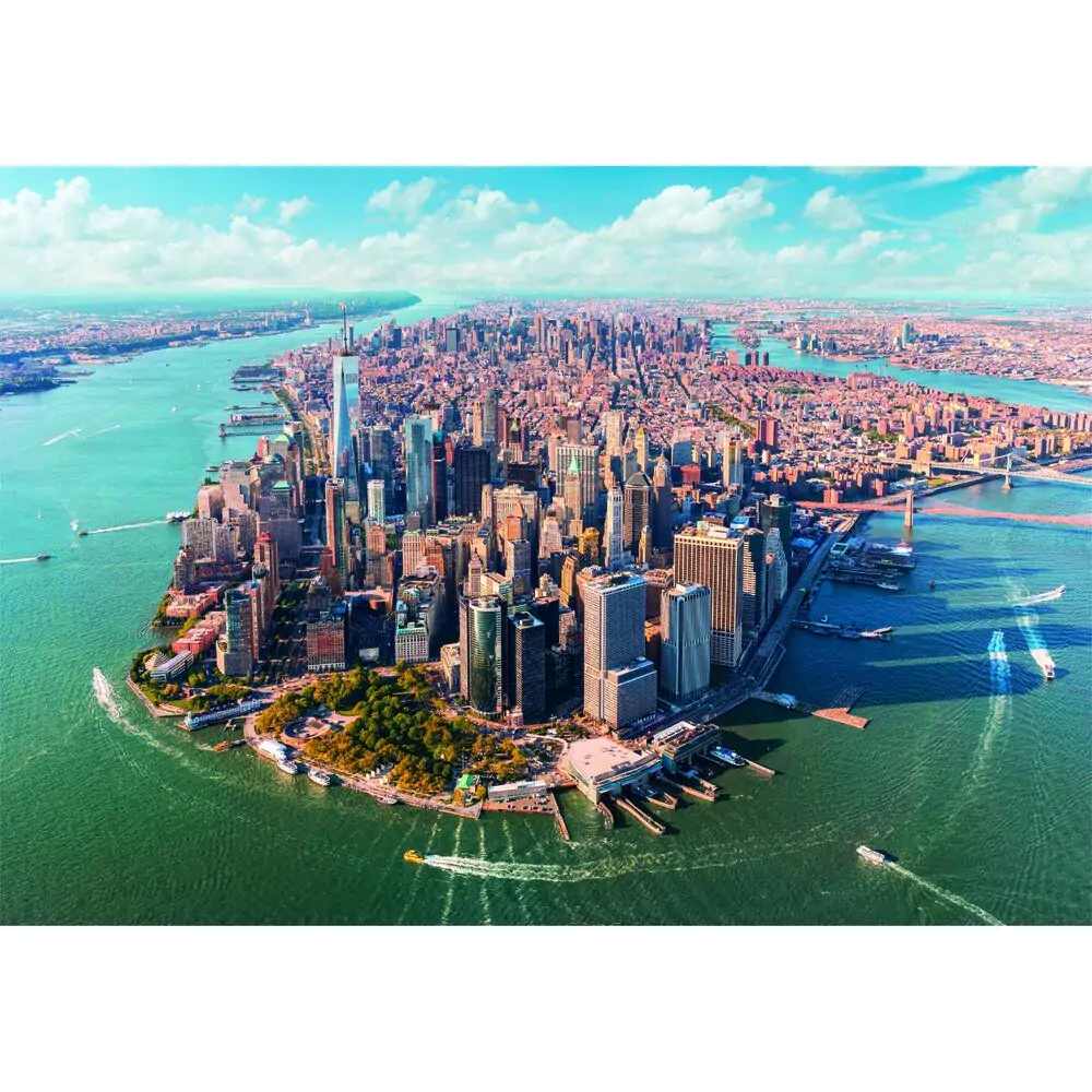 Vysokokvalitné puzzle Dolný Manhattan New York City 2000ks produktová fotografia