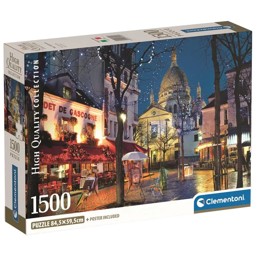 Vysoko kvalitné puzzle Paris Montmartre 1500ks produktová fotografia