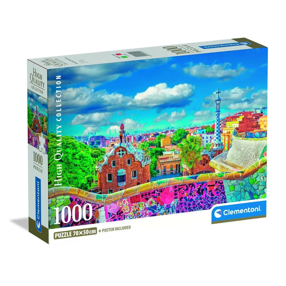 Puzzle High Quality Park Guell Barcelona 1000ks produktová fotografia