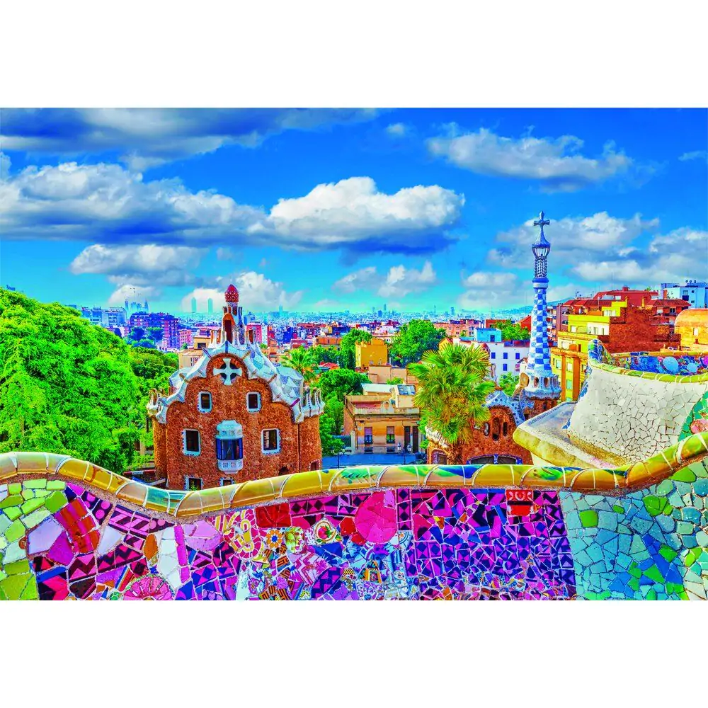 Puzzle High Quality Park Guell Barcelona 1000ks produktová fotografia