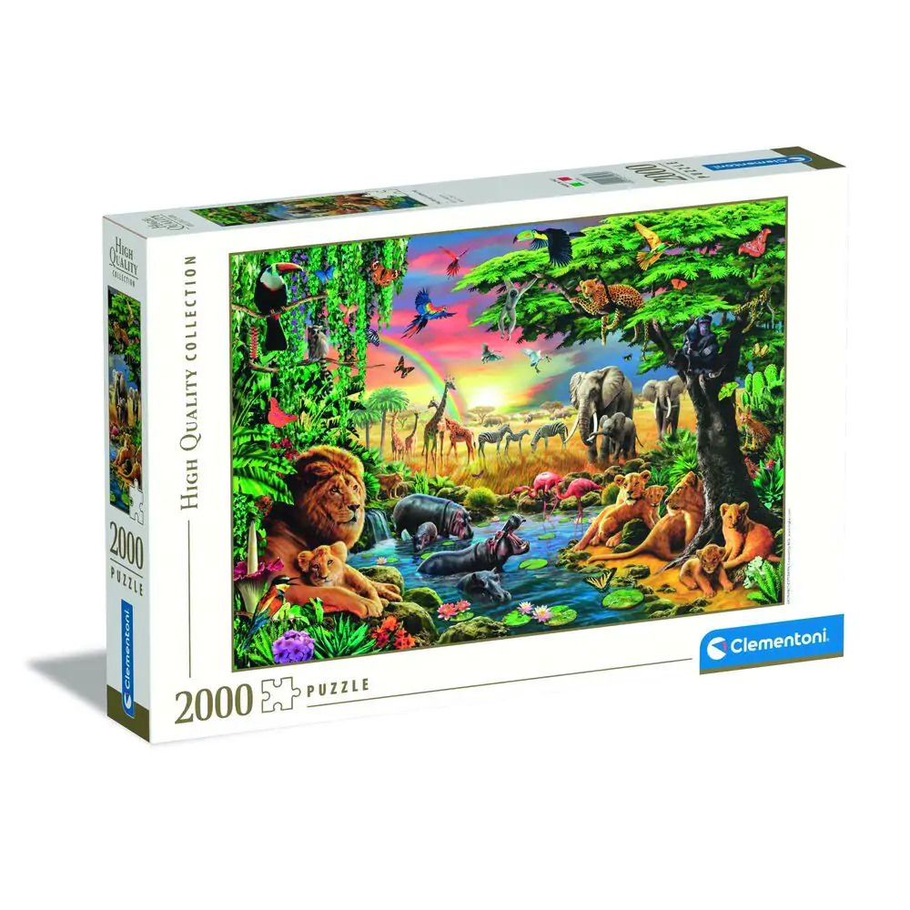 Vysokokvalitné The African Gathering puzzle 2000ks produktová fotografia